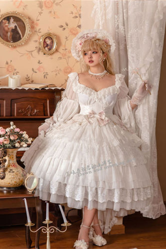 Morning  Elves Classic Lolita One Piece Dress Fullset