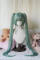Short Wig + Double Ponytails Set Color D