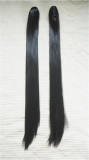 Face Framing Short Wigs and Long Straight Ponytails Set