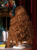 Earl's Daughter Vintage Long Curly Golden Brown Princess Wig