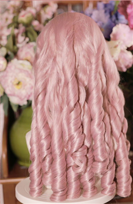 Daydream Roman Curls Pink Princess Wig