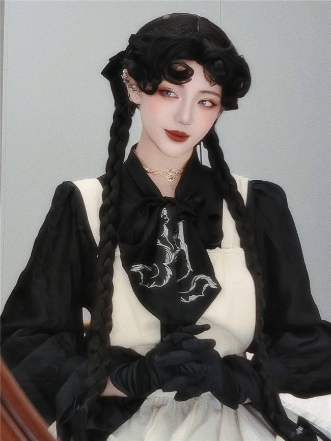The Adams Blood Braided Hair Gothic Lolita Wig