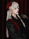 Vampire White Roman Curls Halloween Lolita Wig