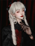 Vampire White Roman Curls Halloween Lolita Wig