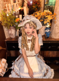 Duke's Daughter Roman Curls Blonde Lolita Wig
