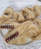 Pippi Palace Christmas Vintage Doll Golden Lolita Wig