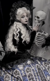 The White Queen Halloween Long Curly Lolita Wig