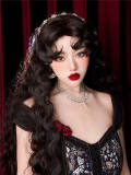 Gypsy Rose Black Vintage Long Curly Princess Wig