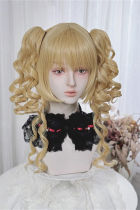 Pippi Palace Christmas Vintage Doll Golden Lolita Wig