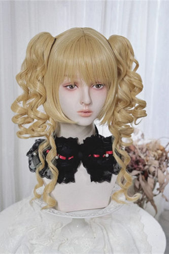 Pippi Palace Christmas Vintage Doll Golden Lolita Wig