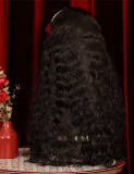 Gypsy Rose Black Vintage Long Curly Princess Wig