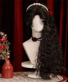 Gypsy Rose Black Vintage Long Curly Princess Wig