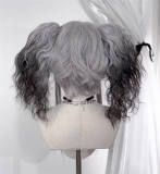 Pippi Palace Black Gray Ombre Lolita Wig