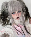 Pippi Palace Black Gray Ombre Lolita Wig