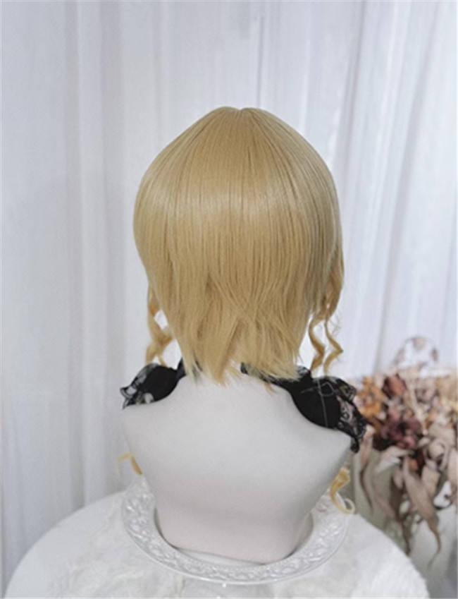 Pippi Palace Christmas Vintage Doll Golden Lolita Wig