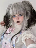 Pippi Palace Black Gray Ombre Lolita Wig