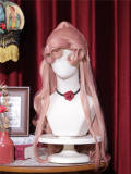 Rose Killer Orange Pink Pre-styled Princess Hair Lolita Wig