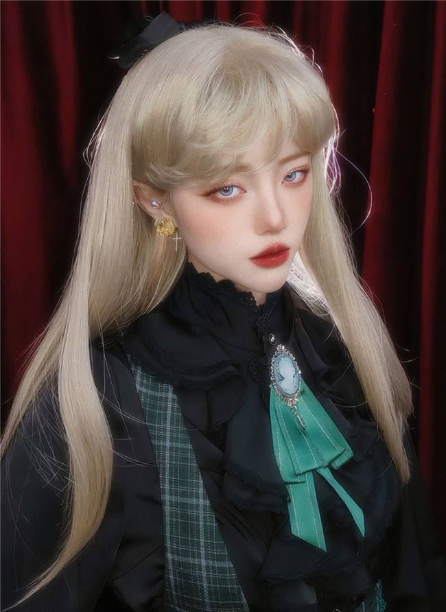 Alice Long Straight Blonde Lolita Wig