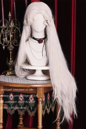 Blood and Love White Water Wave Lolita Wig