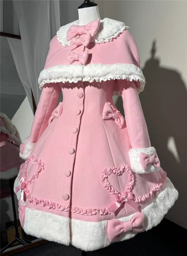 Rabbit Hibernation Sweet Lolita Long Coat and Cape