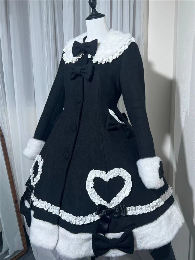 Lolita To Alice White Sailor Long Coat offers Kawaii