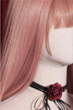La Vie En Rose Orange Pink Long Straight Lolita Wig