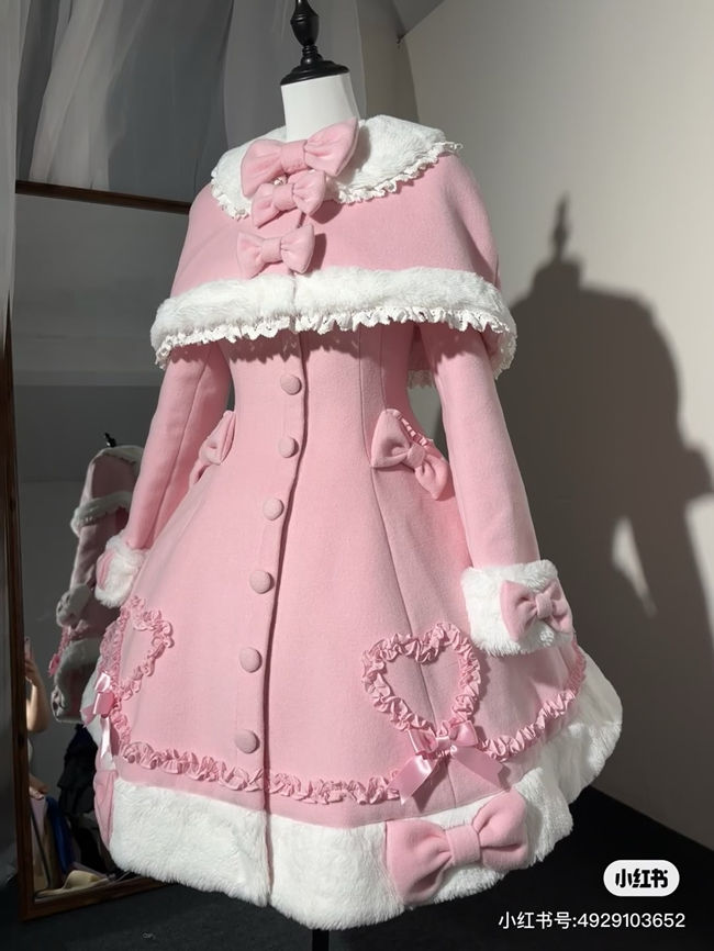 Rabbit Hibernation Sweet Lolita Long Coat and Cape
