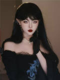 Lover Letter Long Black Straight Lolita Wig