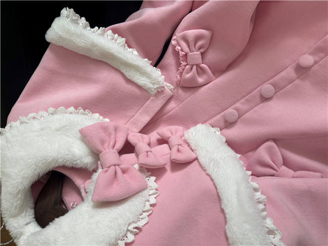 Rabbit Hibernation Sweet Lolita Long Coat and Cape