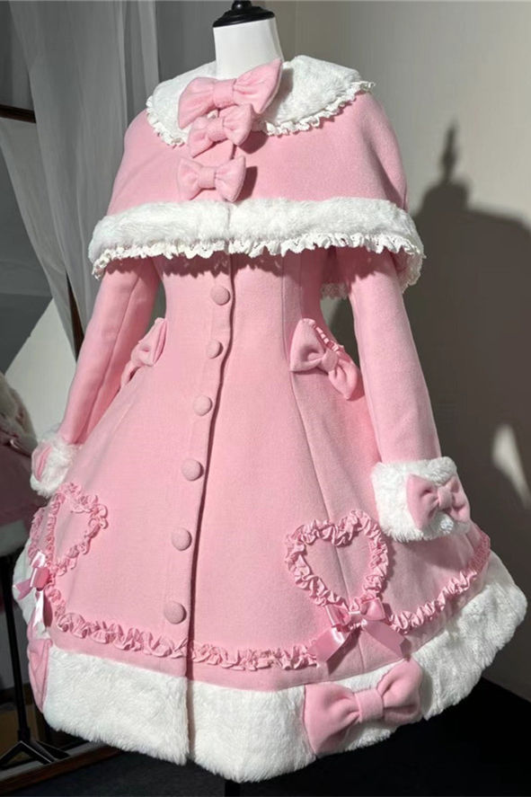 Rabbit Hibernation Sweet Lolita Long Coat and Cape