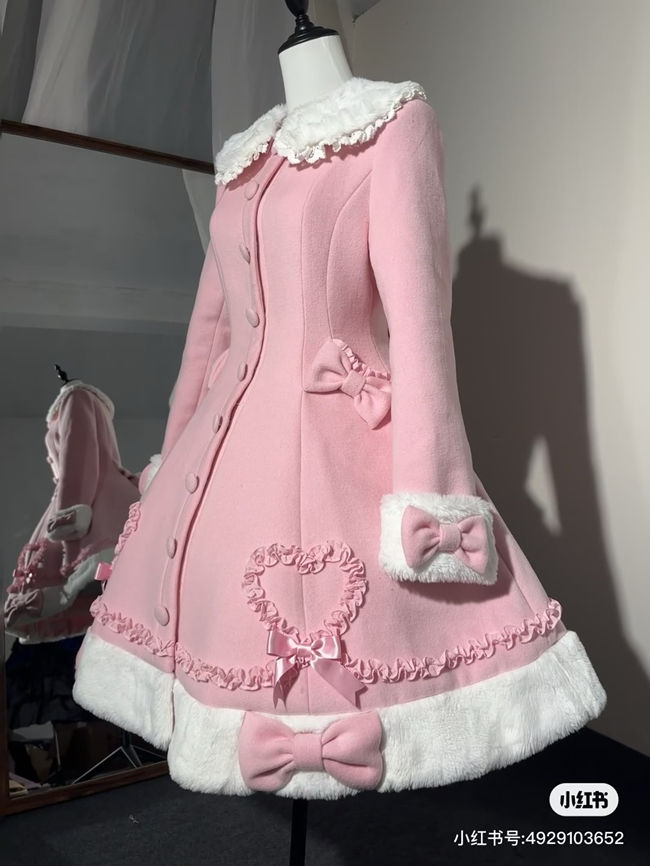 Rabbit Hibernation Sweet Lolita Long Coat and Cape