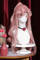 Rose Killer Orange Pink Pre-styled Princess Hair Lolita Wig