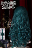 Green Witch Halloween Long Curly Lolita Wig
