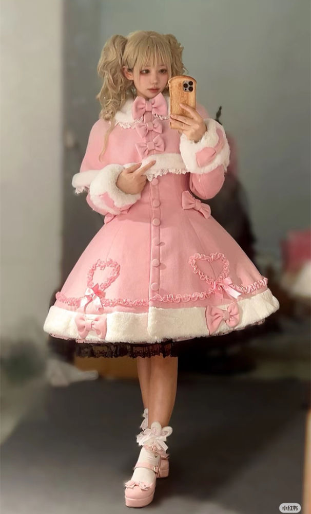 Rabbit Hibernation Sweet Lolita Long Coat and Cape