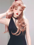 Rose Killer Orange Pink Pre-styled Princess Hair Lolita Wig