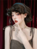 Little Lady Retro Short Brown Wig