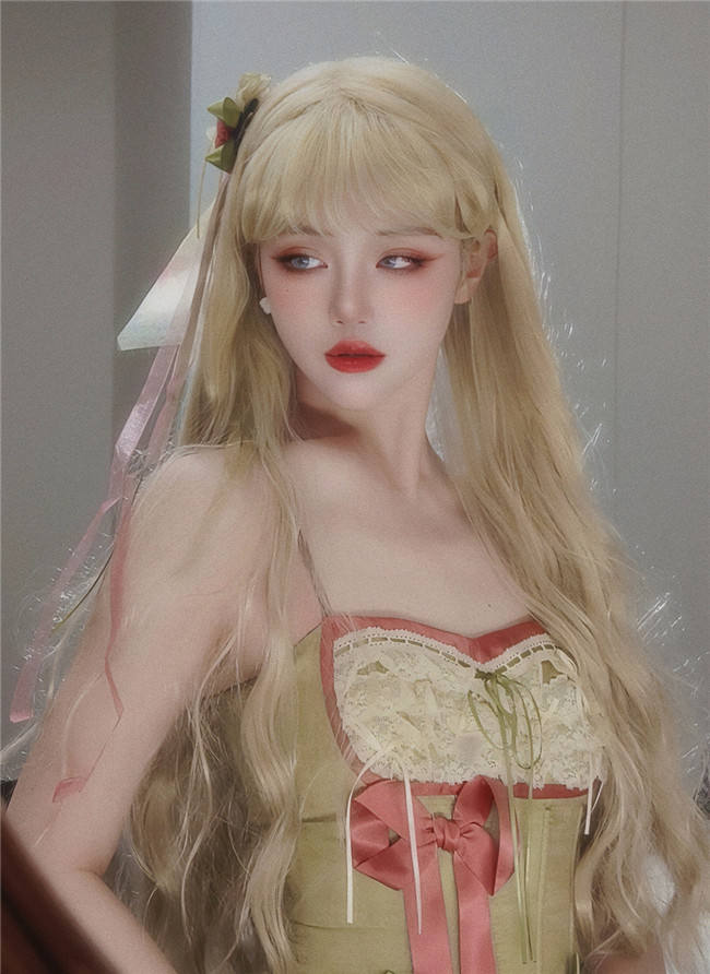 Cupid Long Wavy Blonde Lolita Wig