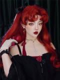 Dragon Family Water Wave Princess Wig and Double Ponytails