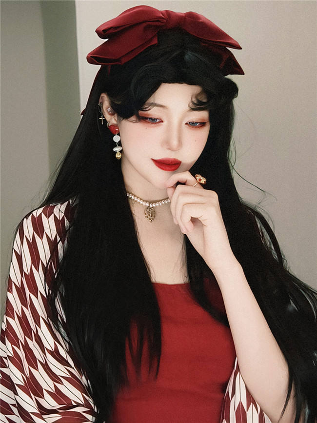 Back to Basics Long Straight Black Lolita Wig