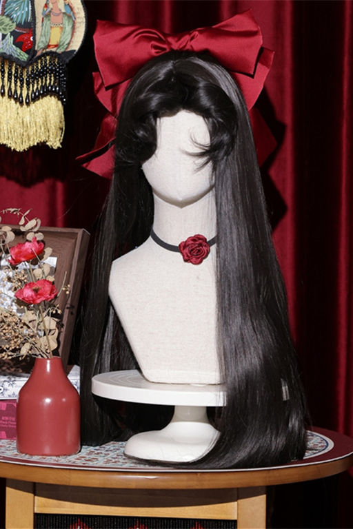 Back to Basics Long Straight Black Lolita Wig