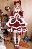 Christmas Symphony Winter Lolita Jumper Dress, Cape and Blouse
