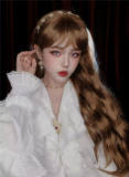 Gilt Amber Long Wavy Honey Brown Lolita Wig