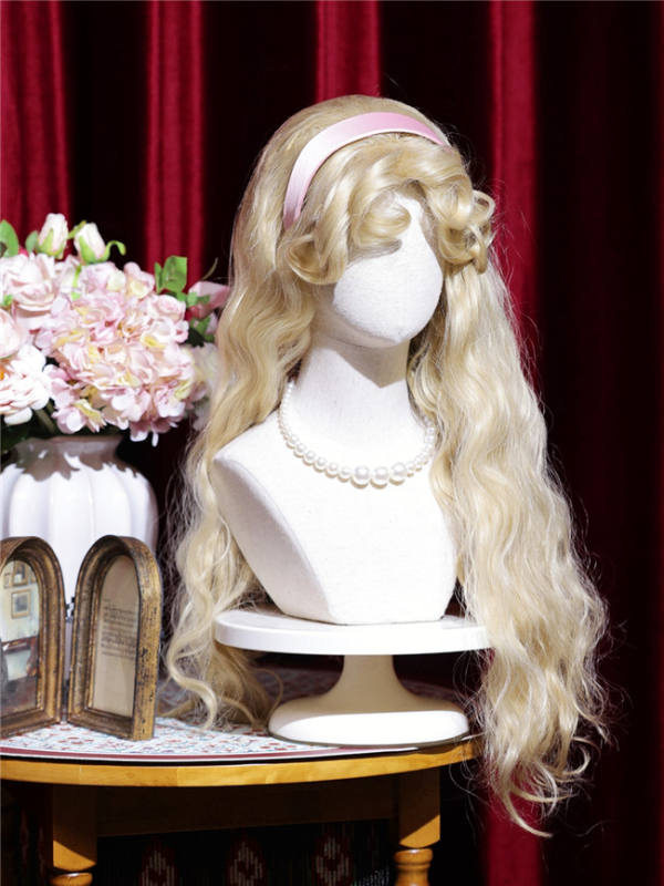Barbie Princess Long Wavy Blonde Lolita Wig
