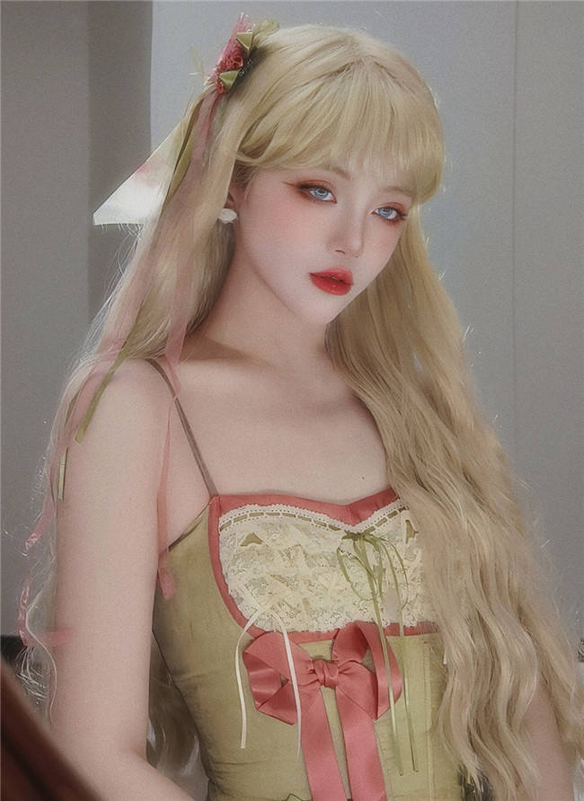 Cupid Long Wavy Blonde Lolita Wig