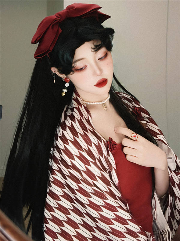 Back to Basics Long Straight Black Lolita Wig