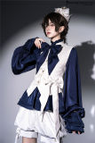 Princess Chronicles Rabbit Hunting Royal Blue Lolita Blouse