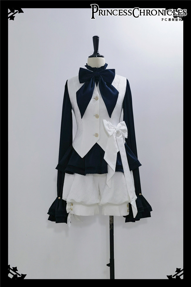 Princess Chronicles Rabbit Hunting Royal Blue Blouse Ouji Fashion