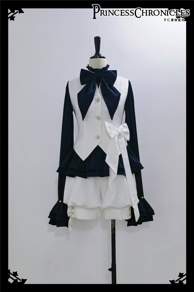Princess Chronicles Rabbit Hunting Royal Blue Blouse Ouji Fashion