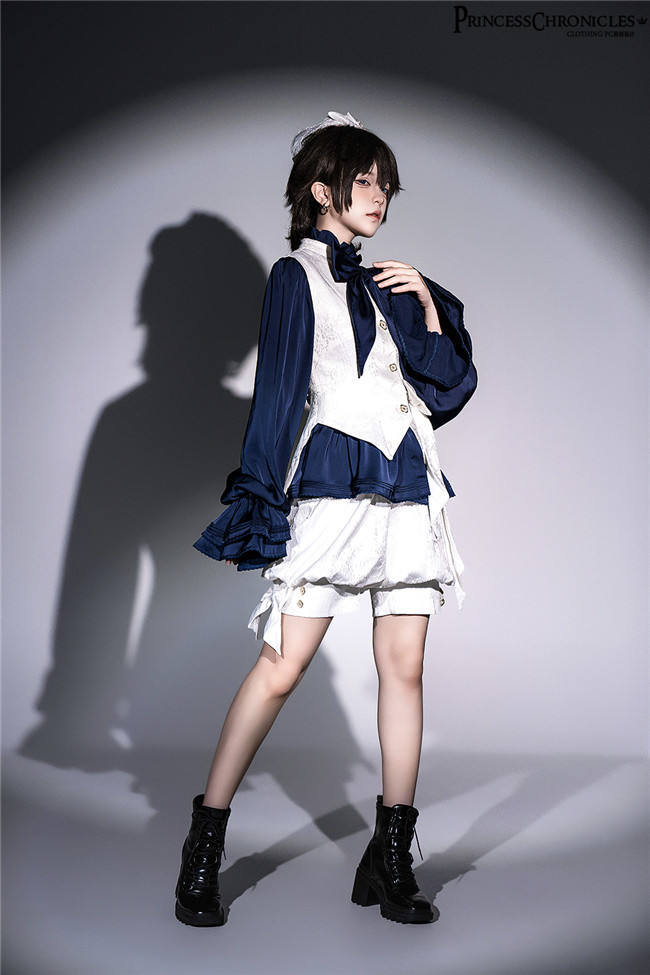 Princess Chronicles Rabbit Hunting Royal Blue Blouse Ouji Fashion