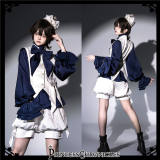 Princess Chronicles Rabbit Hunting Royal Blue Lolita Blouse